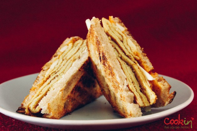 Soudough bread bresaola cheese sandwiches recipe - cookin5m2-1